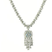 Delicate Rhodium Necklace - Opal Touch
