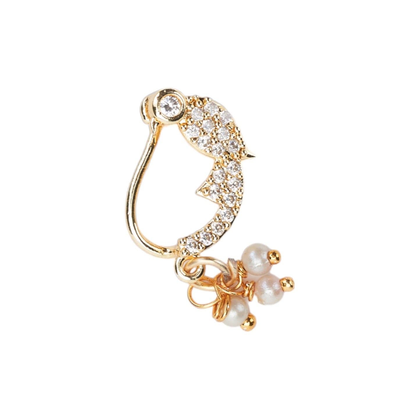 Opal Touch - Diamond Aurora Opal Nose Pin - Nose Pin