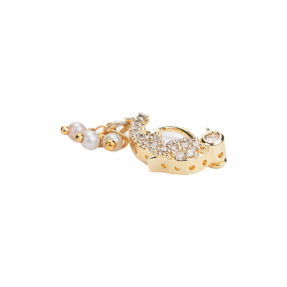 Opal Touch - Diamond Aurora Opal Nose Pin - Nose Pin