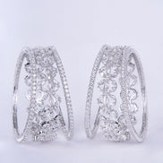 Opal Touch - Diamond Frost White Bangles (Pack of 6) - Bangles