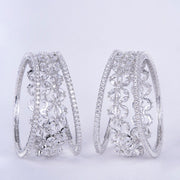 Opal Touch - Diamond Frost White Bangles (Pack of 6) - Bangles