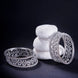 Opal Touch - Diamond Frost White Bangles (Pack of 6) - Bangles