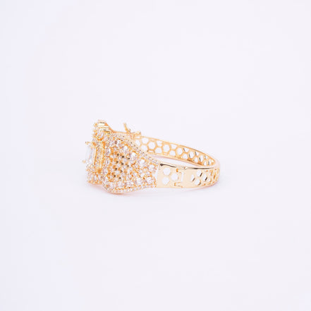 Opal Touch - Divine Cubic Zirconia Kada Bracelet - Bracelet