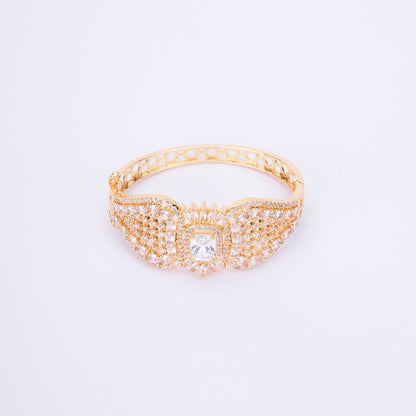 Opal Touch - Divine Cubic Zirconia Kada Bracelet - Bracelet