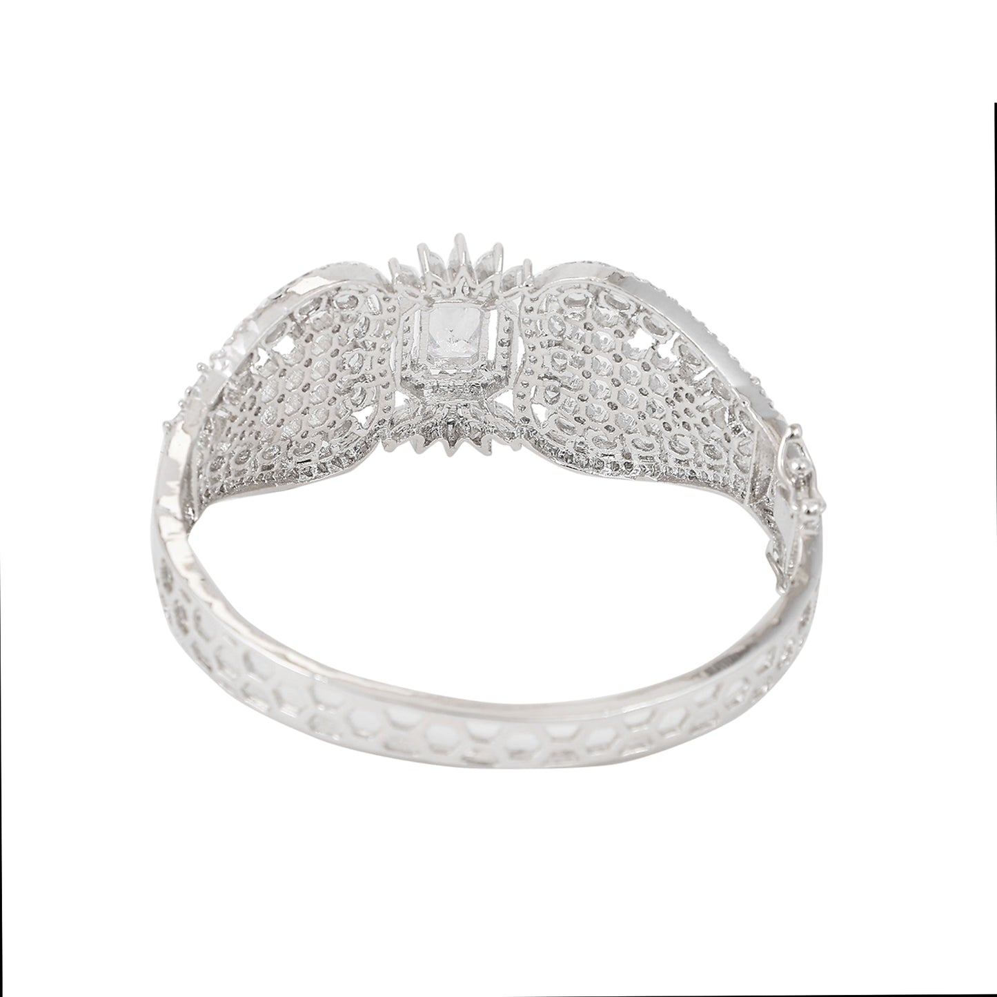 Opal Touch - Divine Cubic Zirconia Kada Bracelet - Bracelet