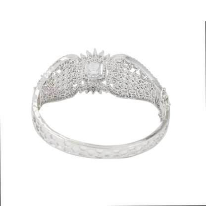 Opal Touch - Divine Cubic Zirconia Kada Bracelet - Bracelet