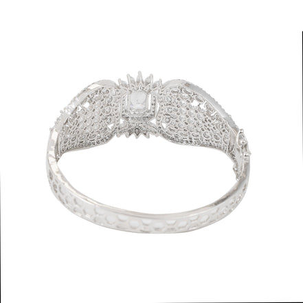 Opal Touch - Divine Cubic Zirconia Kada Bracelet - Bracelet