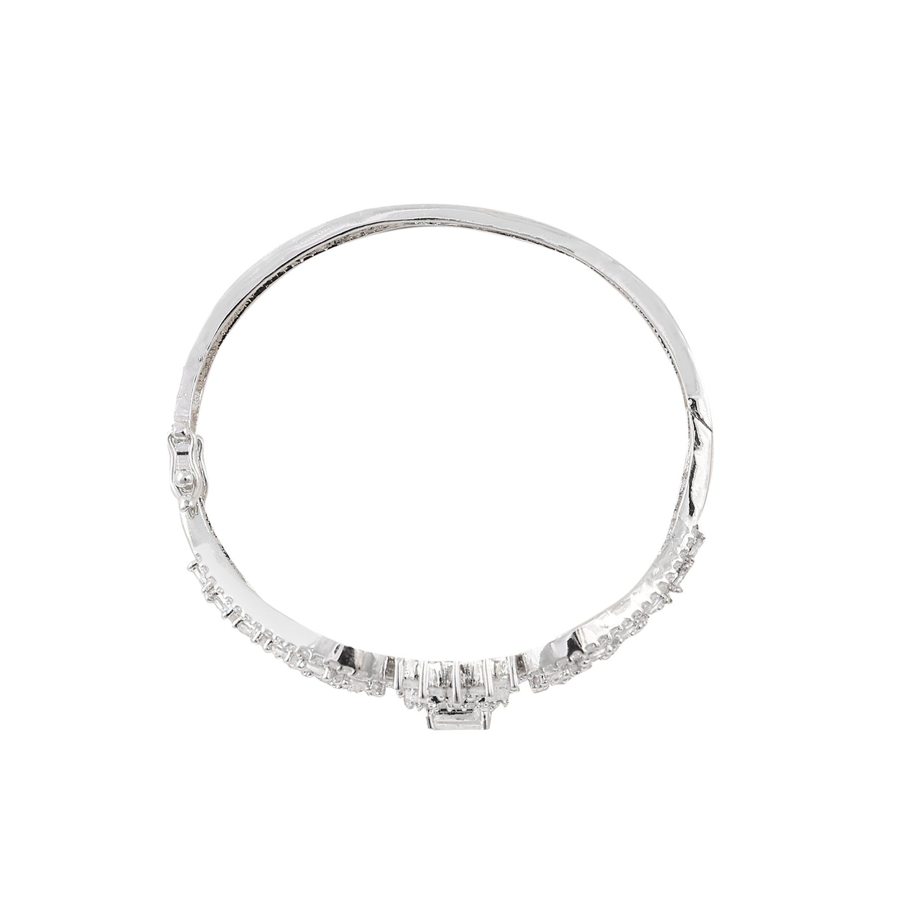 Opal Touch - Divine Cubic Zirconia Kada Bracelet - Bracelet