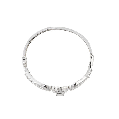 Opal Touch - Divine Cubic Zirconia Kada Bracelet - Bracelet