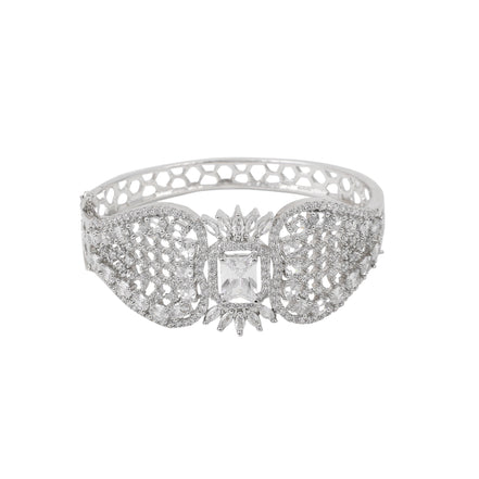 Opal Touch - Divine Cubic Zirconia Kada Bracelet - Bracelet