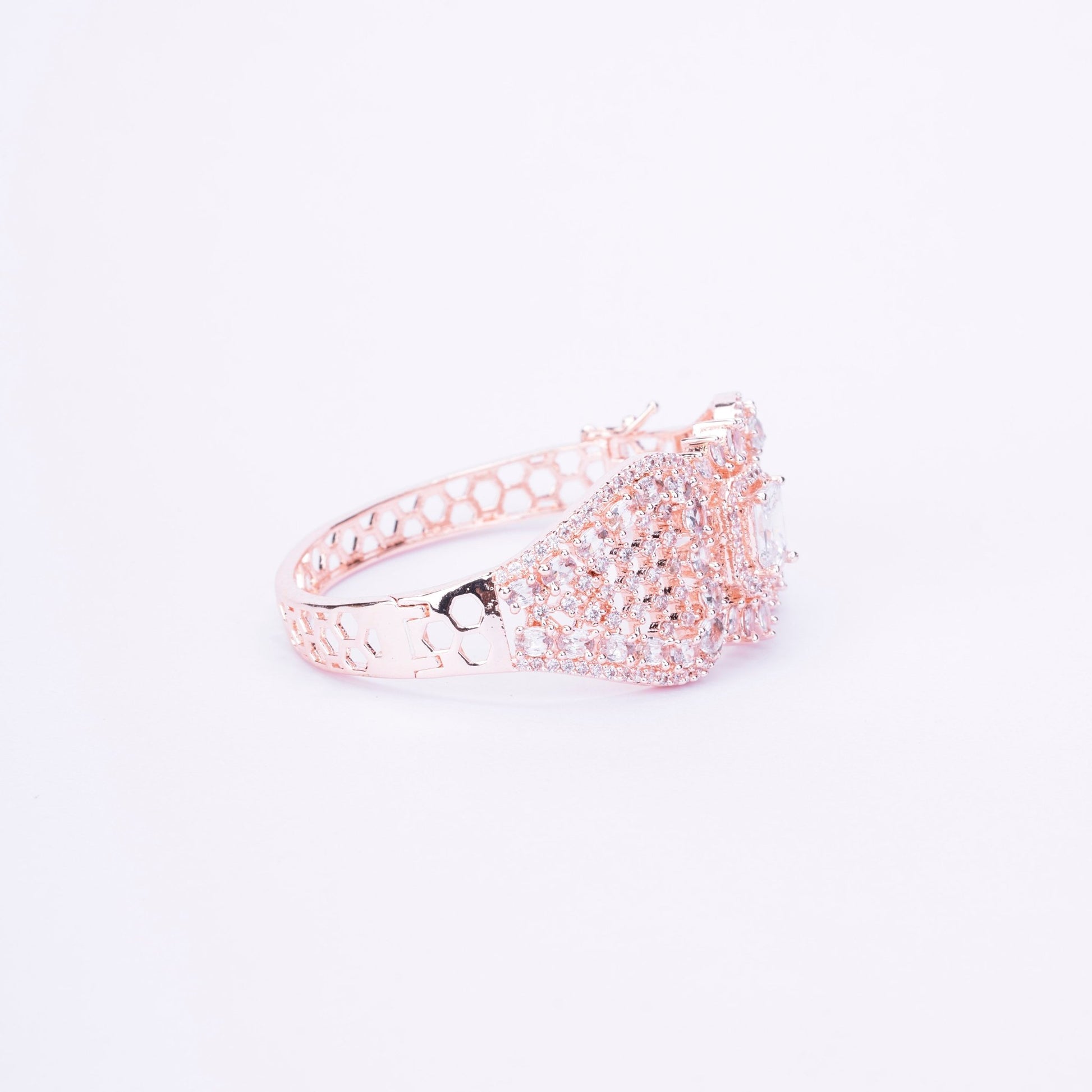 Opal Touch - Divine Cubic Zirconia Kada Bracelet - Bracelet