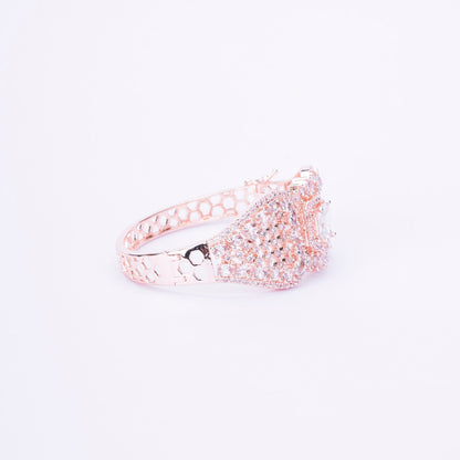 Opal Touch - Divine Cubic Zirconia Kada Bracelet - Bracelet