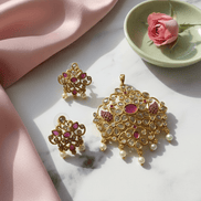 Divine Grace Matte Locket Set - Opal Touch