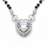 Divine Link Rhodium Mangalsutra - Opal Touch