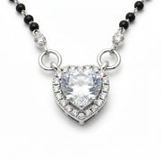 Divine Link Rhodium Mangalsutra - Opal Touch