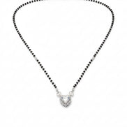 Divine Link Rhodium Mangalsutra - Opal Touch