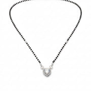 Divine Link Rhodium Mangalsutra - Opal Touch