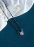 Mangalsutra - Divine Link Rhodium Mangalsutra - Opal Touch