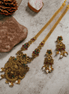 Opal Touch - Divine Peacock Long Neclace Set - Necklace