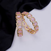 Opal Touch - Divine Rectangle AD Bangles (Pack of 2) - Bangles
