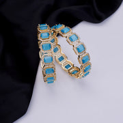 Opal Touch - Divine Rectangle AD Bangles (Pack of 2) - Bangles
