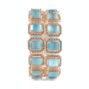 Divine Rectangle AD Bangles (Pack of 2) - Opal Touch