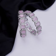 Opal Touch - Divine Rectangle AD Bangles (Pack of 2) - Bangles