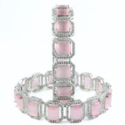 Divine Rectangle AD Bangles (Pack of 2) - Opal Touch