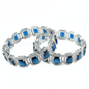 Divine Rectangle AD Bangles (Pack of 2) - Opal Touch