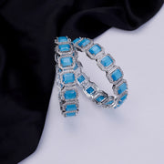 Opal Touch - Divine Rectangle AD Bangles (Pack of 2) - Bangles