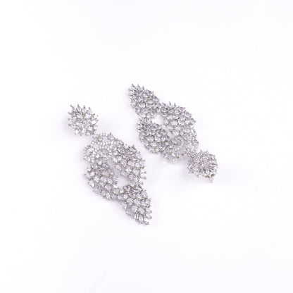 Opal Touch - Divine Rhodium Studs - Earrings
