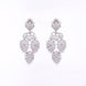 Opal Touch - Divine Rhodium Studs - Earrings