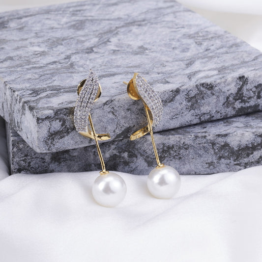 Opal Touch - Dual Tone Splendor Earrings - Earrings