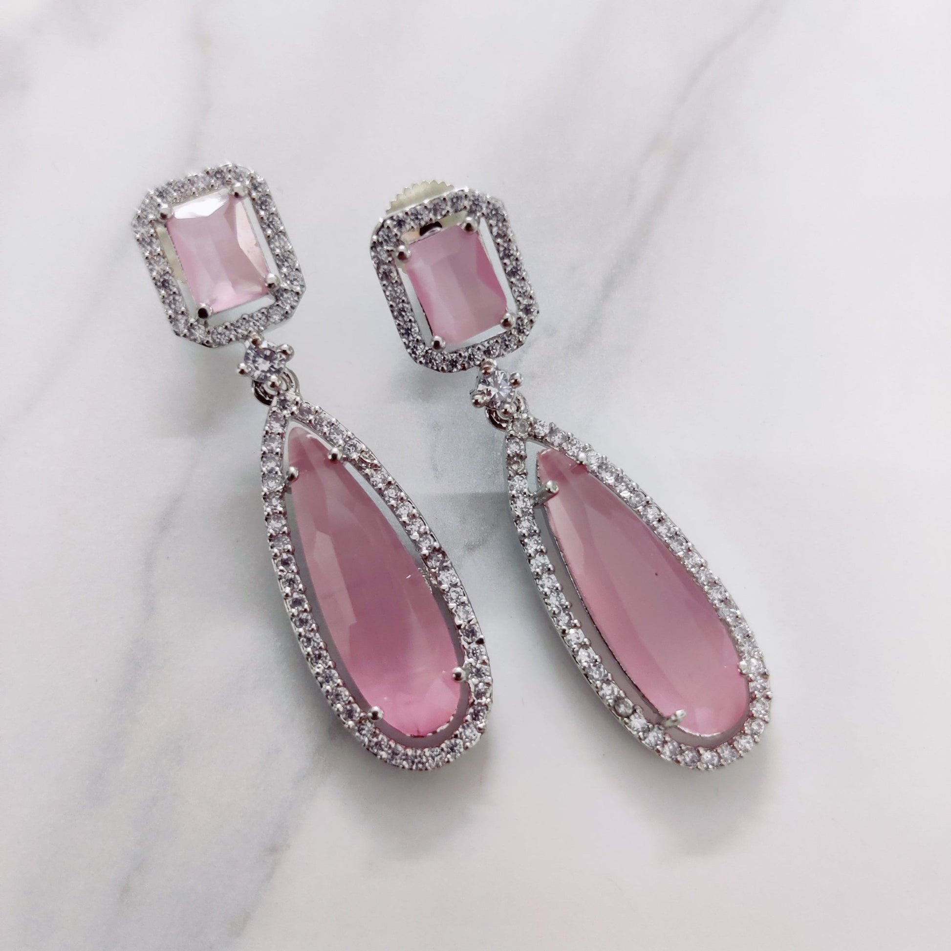 Opal Touch - Elegance Drop Earrings - Earrings