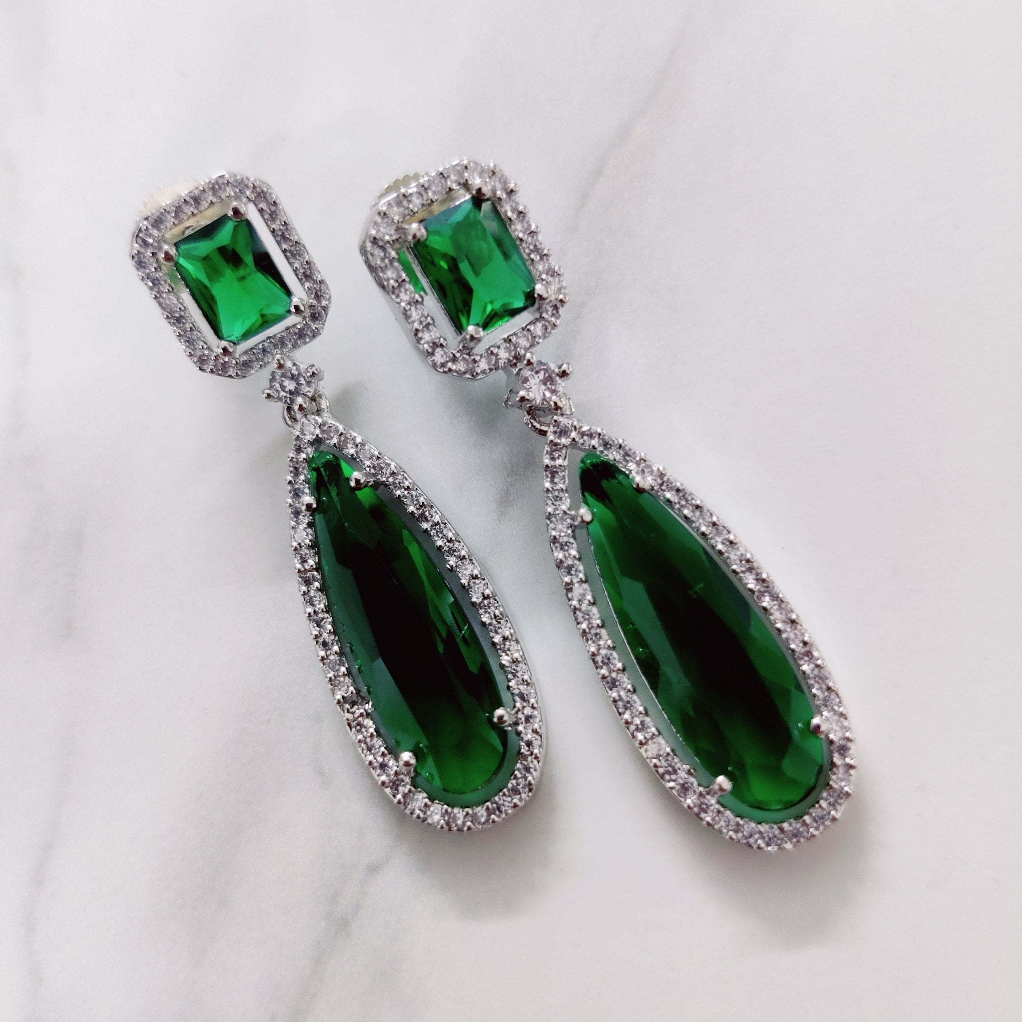 Opal Touch - Elegance Drop Earrings - Earrings