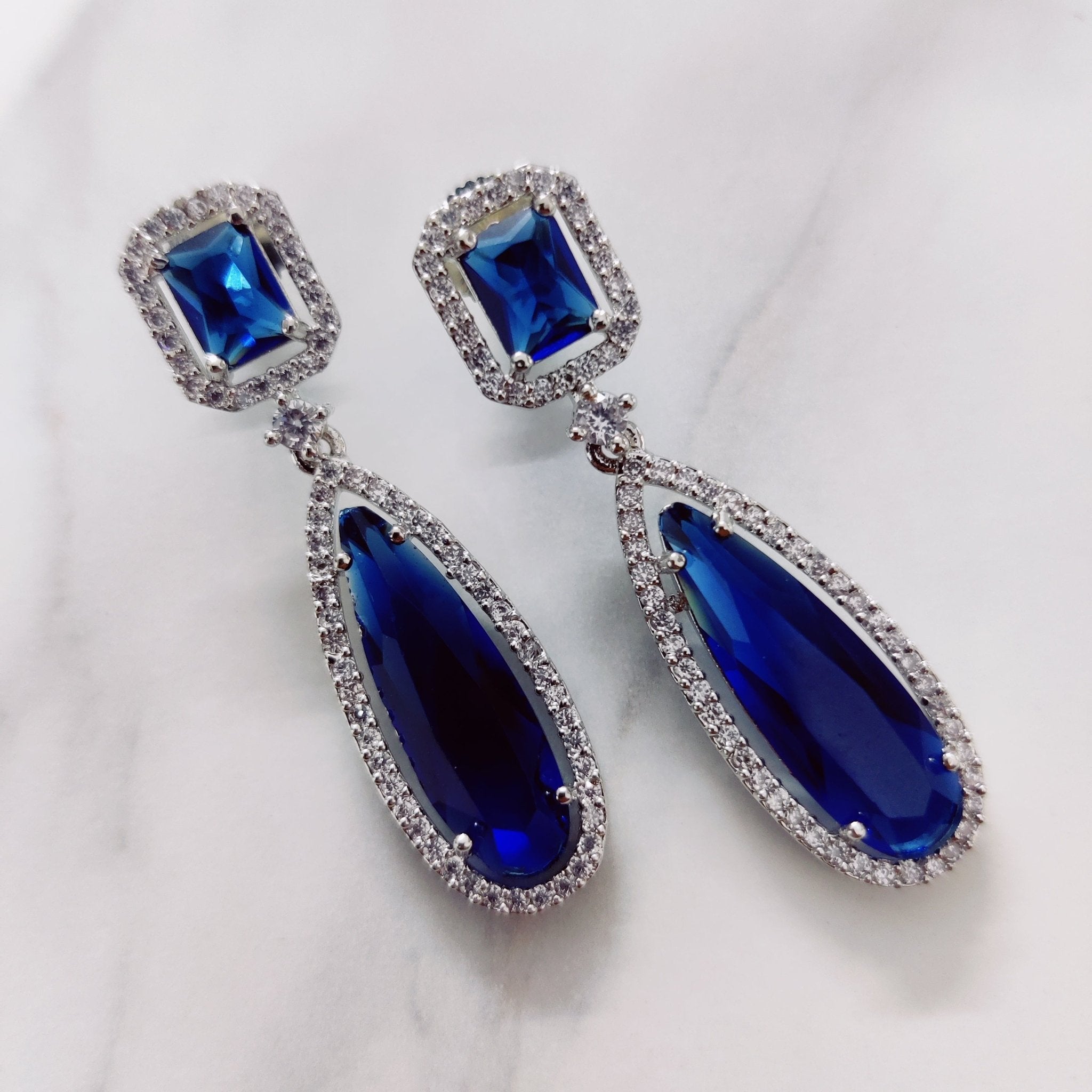 Opal Touch - Elegance Drop Earrings - Earrings