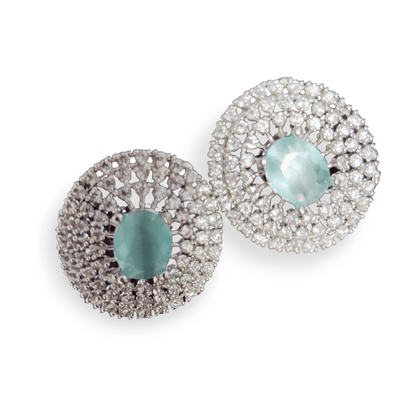 Opal Touch - Elegance in Ivory Studs - Studs