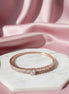 Elegance in White Rose Gold Bracelet - Opal Touch