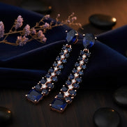 Elegance Rose Earrings - Opal Touch