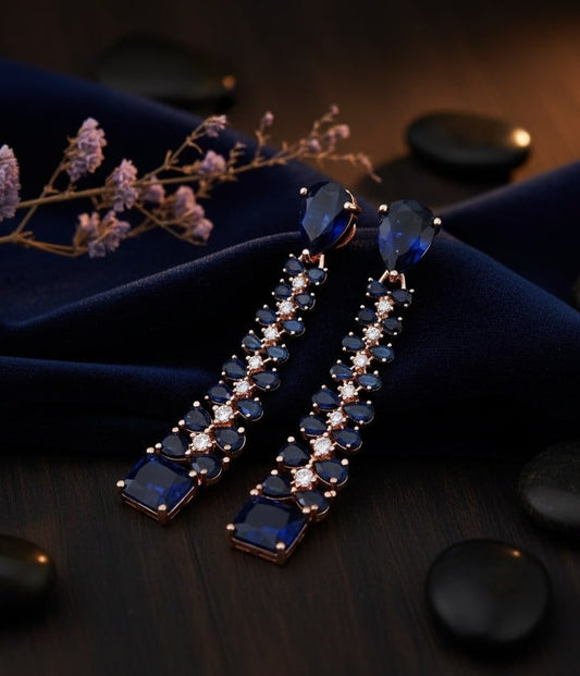 Elegance Rose Earrings - Opal Touch