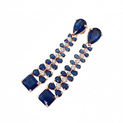 Elegance Rose Earrings - Opal Touch