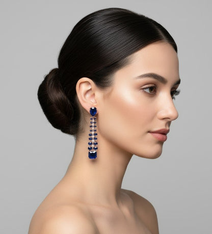 Elegance Rose Earrings - Opal Touch