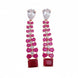 Elegance Rose Earrings - Opal Touch