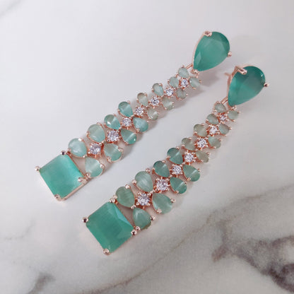 Opal Touch - Elegance Rose Earrings - Earrings