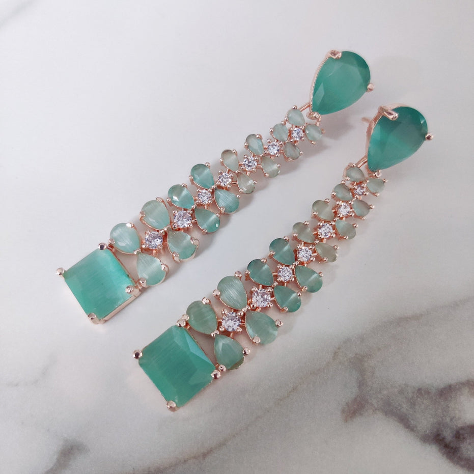 Opal Touch - Elegance Rose Earrings - Earrings