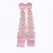 Elegance Rose Earrings - Opal Touch