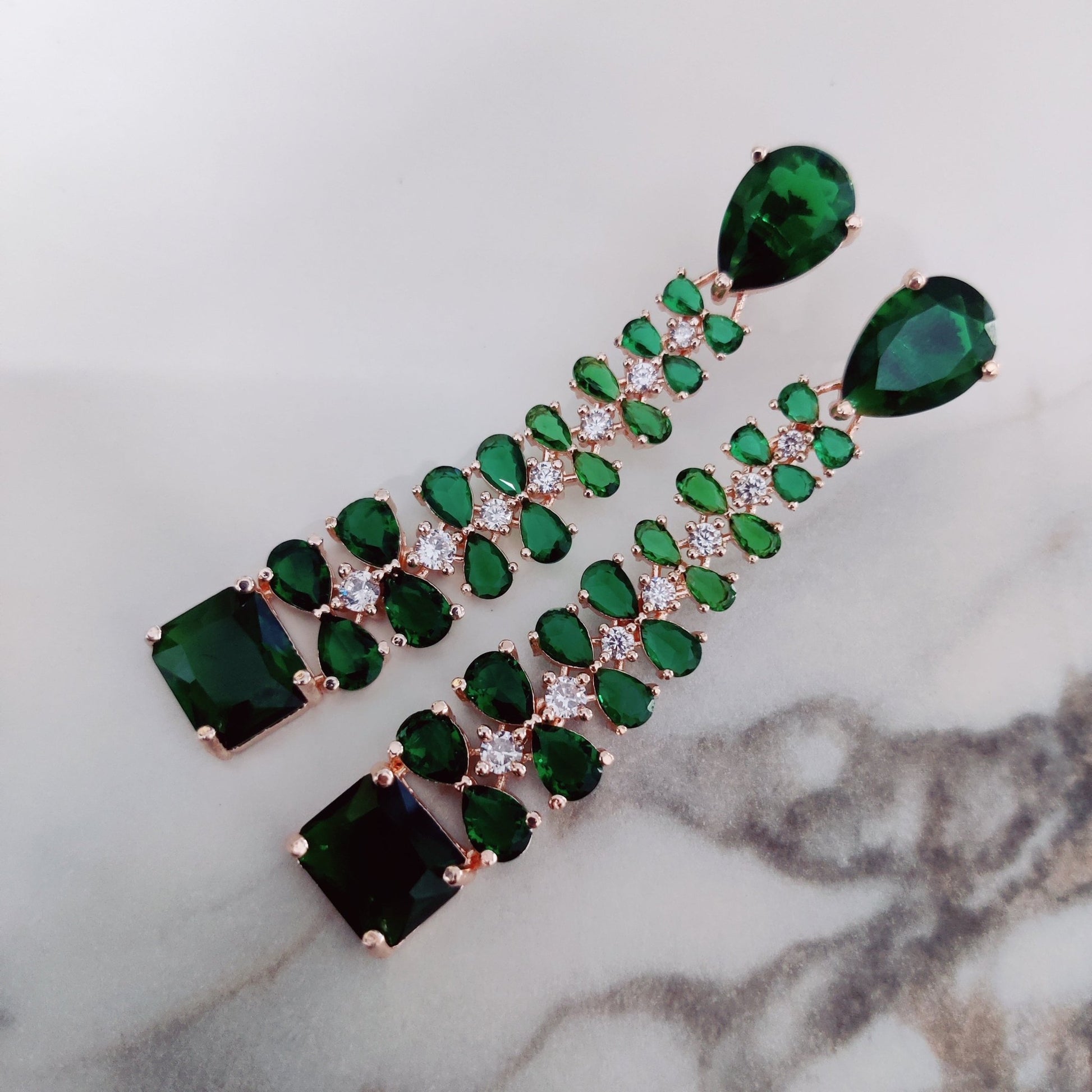 Opal Touch - Elegance Rose Earrings - Earrings