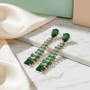 Elegance Rose Earrings - Opal Touch