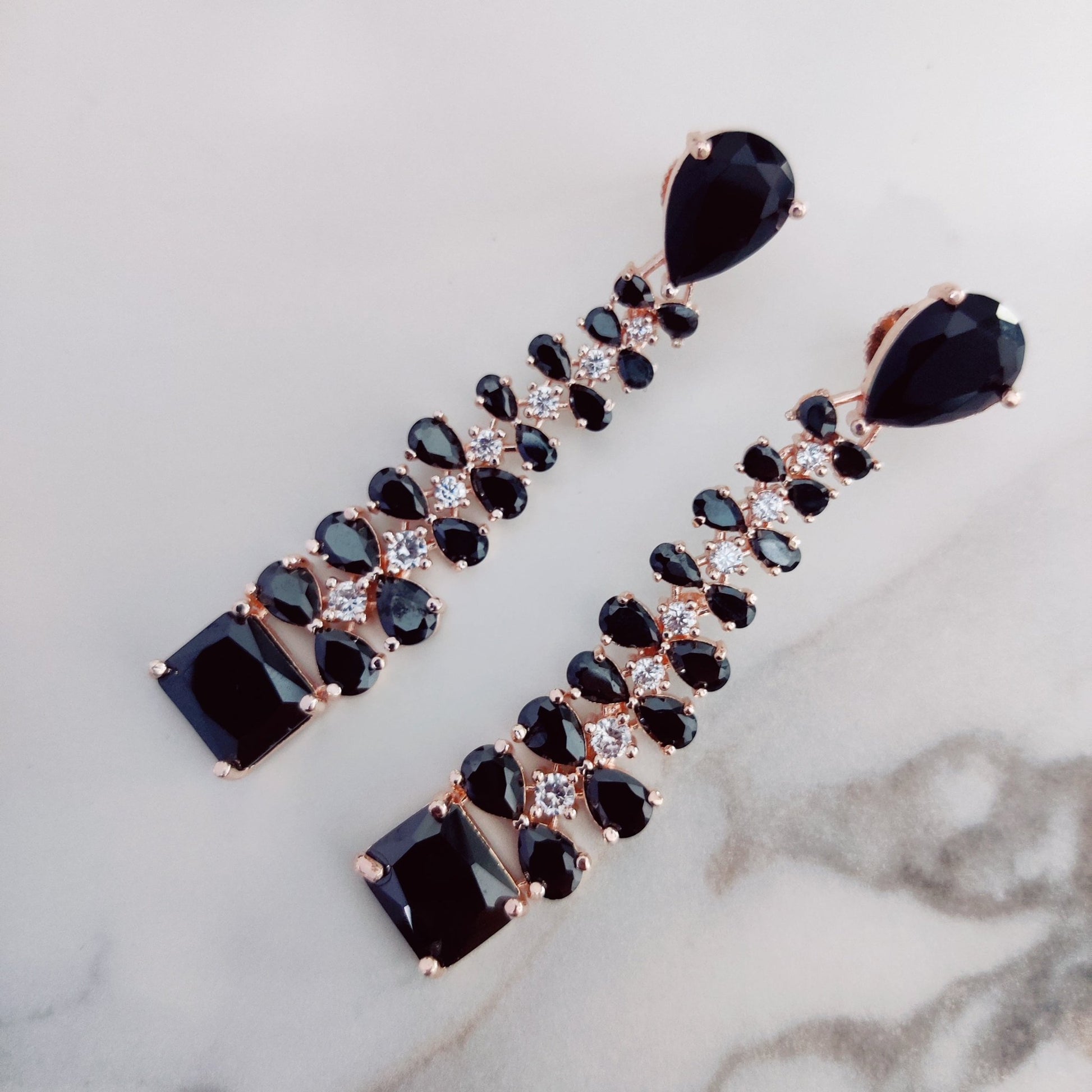 Opal Touch - Elegance Rose Earrings - Earrings