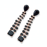 Elegance Rose Earrings - Opal Touch